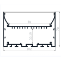 Suspended DIY Office Pendant Aluminium Housing Led Linear